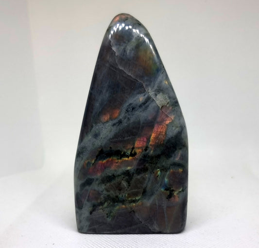 RARE POLISHED PURPLE SUNSET LABRADORITE FREEFORM 548g - CLAIRVOYANCE