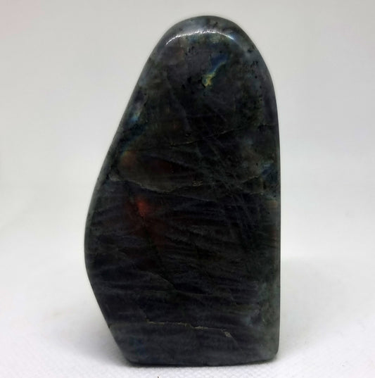 RARE POLISHED PURPLE SUNSET LABRADORITE FREEFORM  254 g - CLAIRVOYANCE