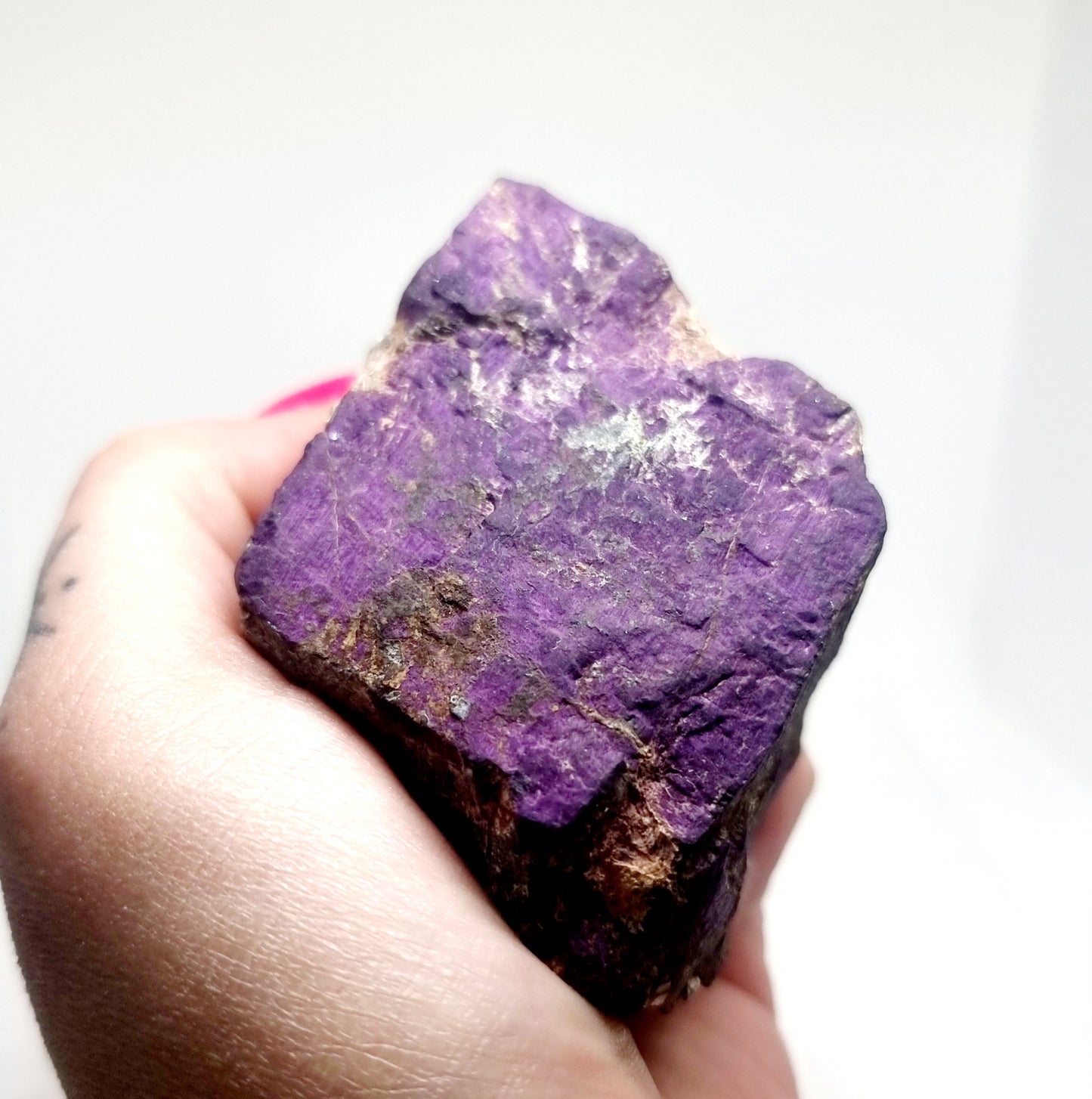 NATURAL ROUGH PURPERITE SPECIMEN 269 g - PSYCHIC PROTECTION / ASCENSION