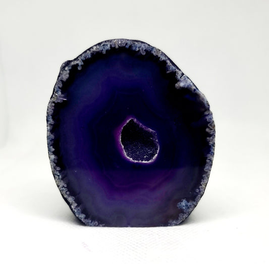 PURPLE AGATE GEODE 222 g - INTUITION & DIVINITY