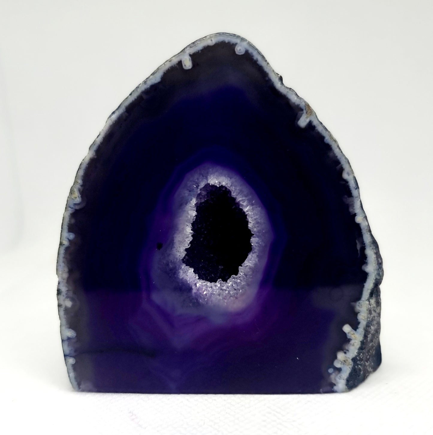 PURPLE AGATE GEODE 232 g - INTUITION & DIVINITY