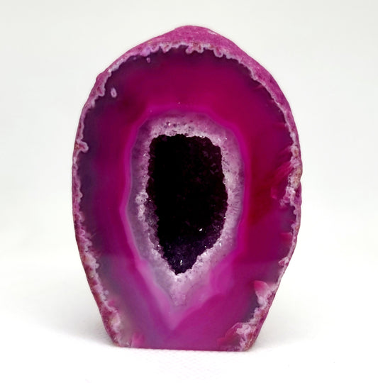 PINK AGATE GEODE 235 g - PASSION