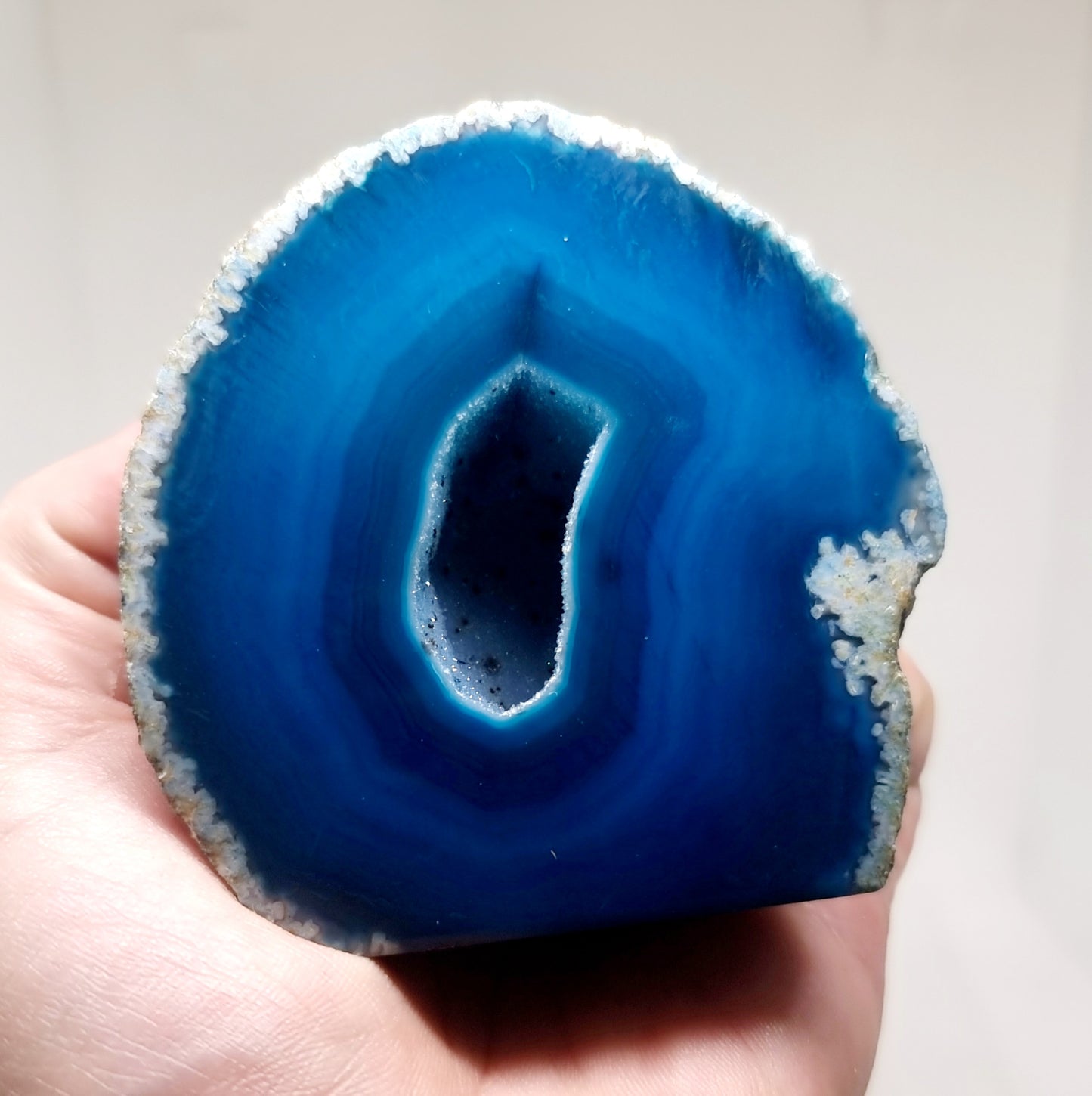 TEAL AGATE GEODE 275 g - INNER PEACE