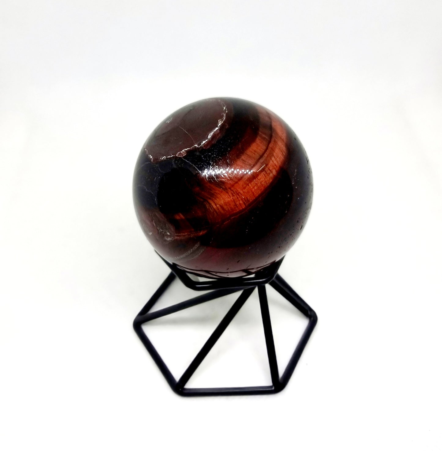 RED TIGER EYE SPHERE 4 cm - PROTECTION