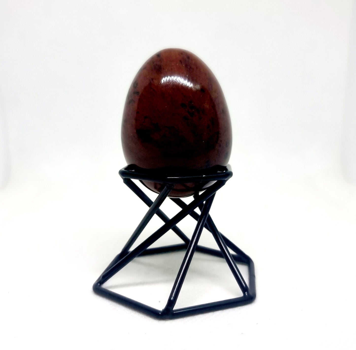 POLISHED MAHOGANY OBSIDIAN EGGS 90 g -