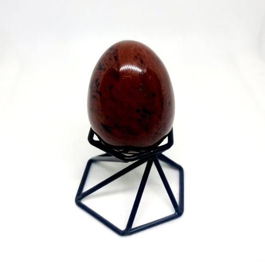 POLISHED MAHOGANY OBSIDIAN EGGS 90 g -