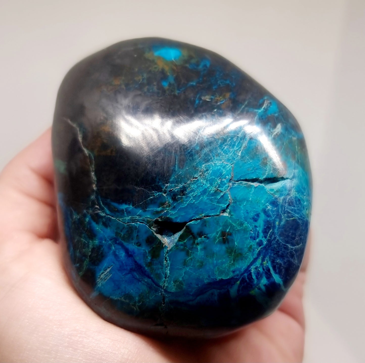 POLISHED SHATTUCKITE FREE FORM 340g - CHANNELING & ASTRAL TRAVEL