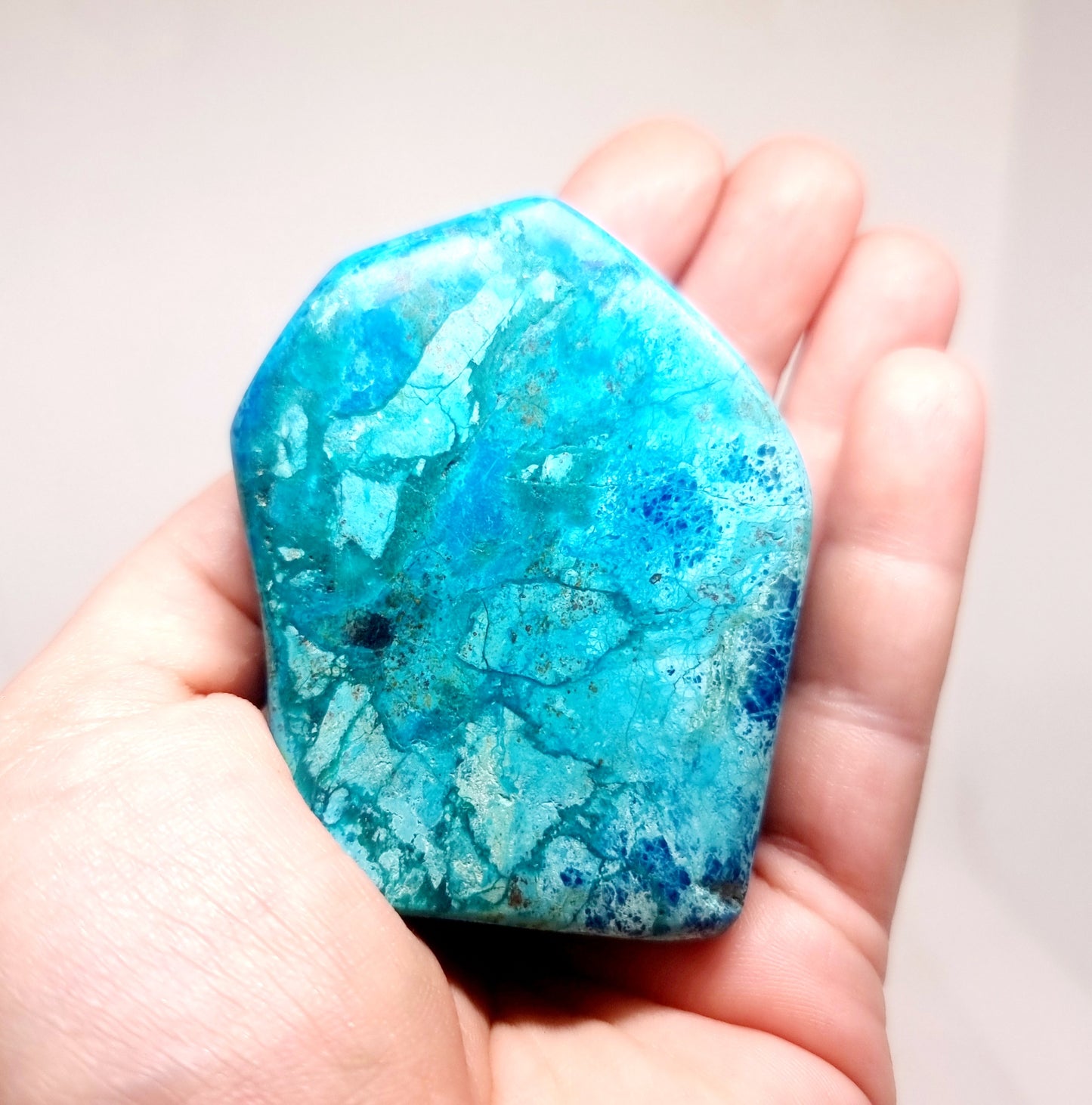 POLISHED SHATTUCKITE FREE FORM 156 g - CHANNELING & ASTRAL TRAVEL