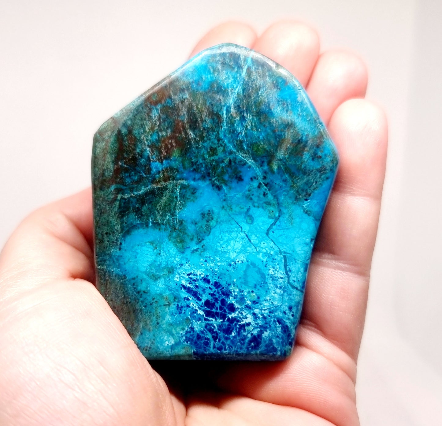 POLISHED SHATTUCKITE FREE FORM 156 g - CHANNELING & ASTRAL TRAVEL