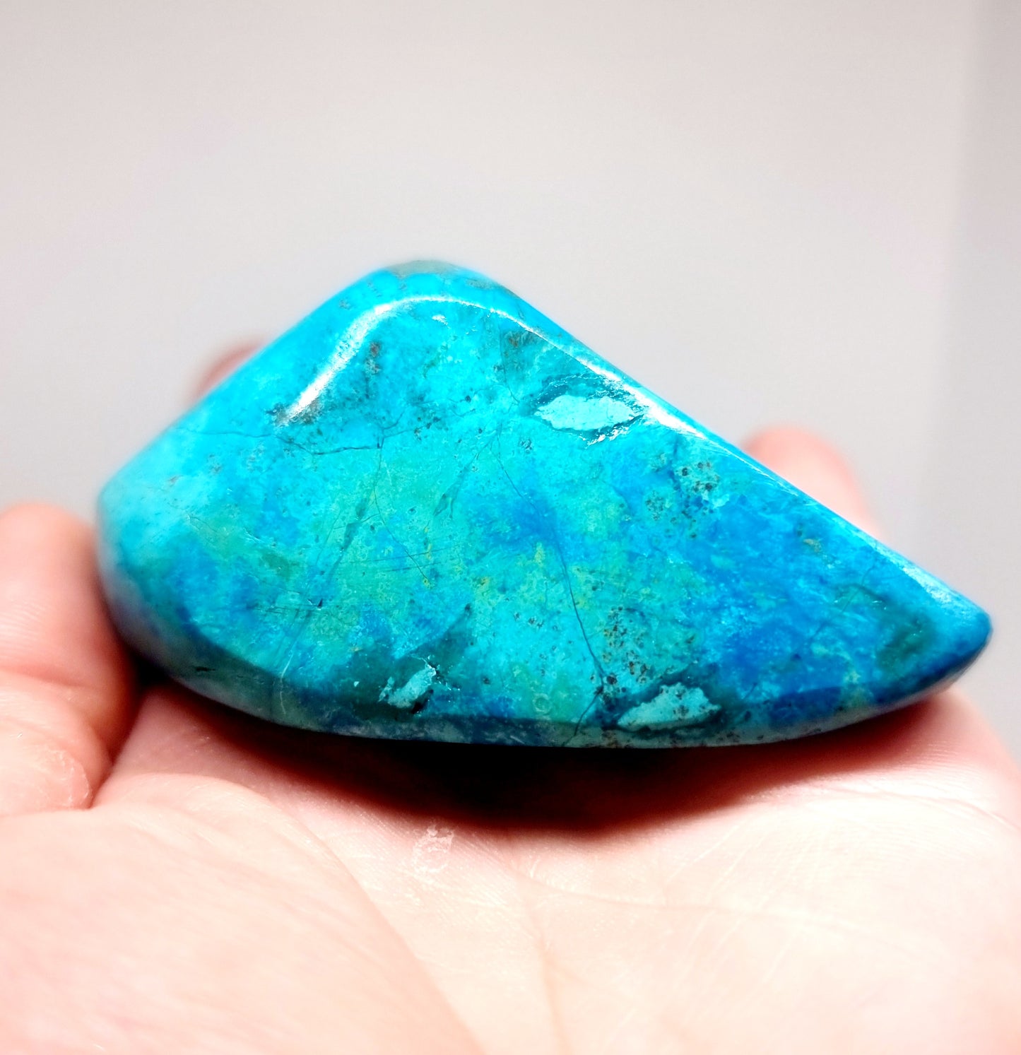 POLISHED SHATTUCKITE FREE FORM 174 g - CHANNELING & ASTRAL TRAVEL