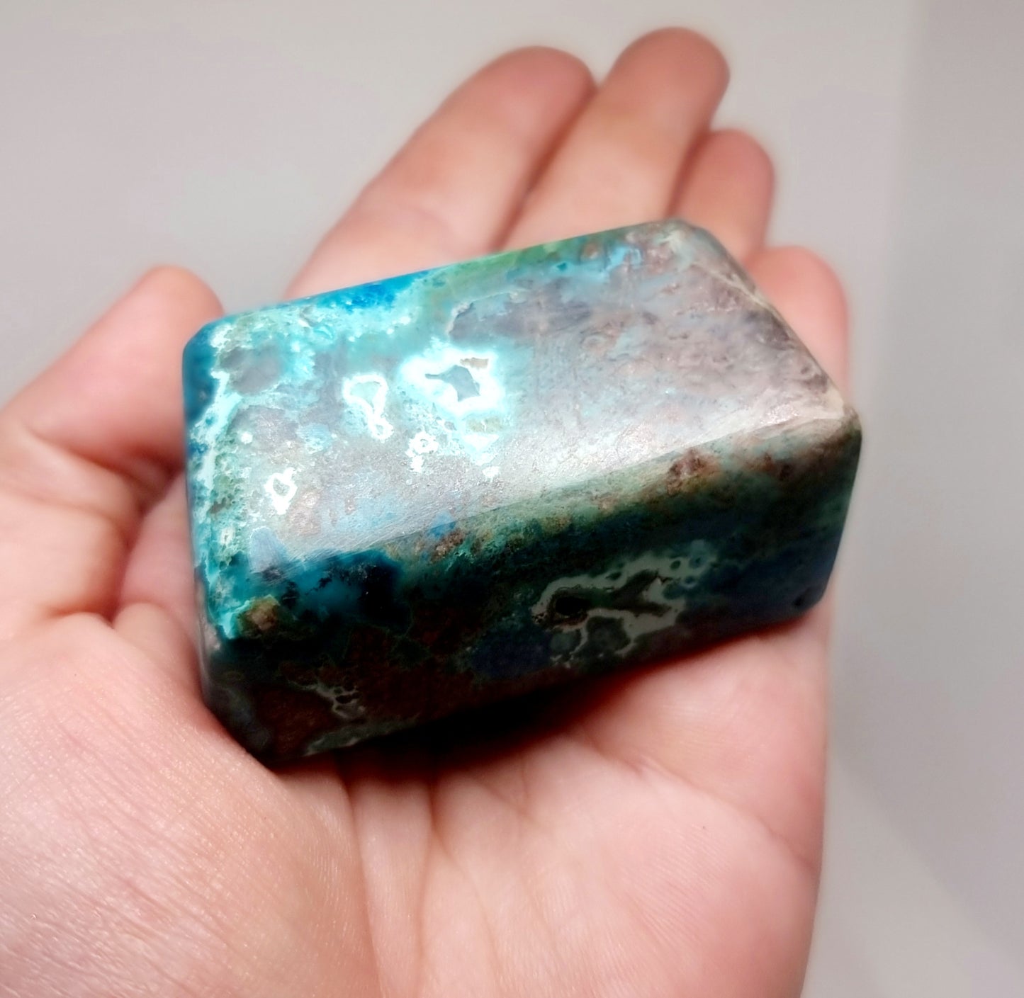 POLISHED SHATTUCKITE FREE FORM 126 g - CHANNELING & ASTRAL TRAVEL