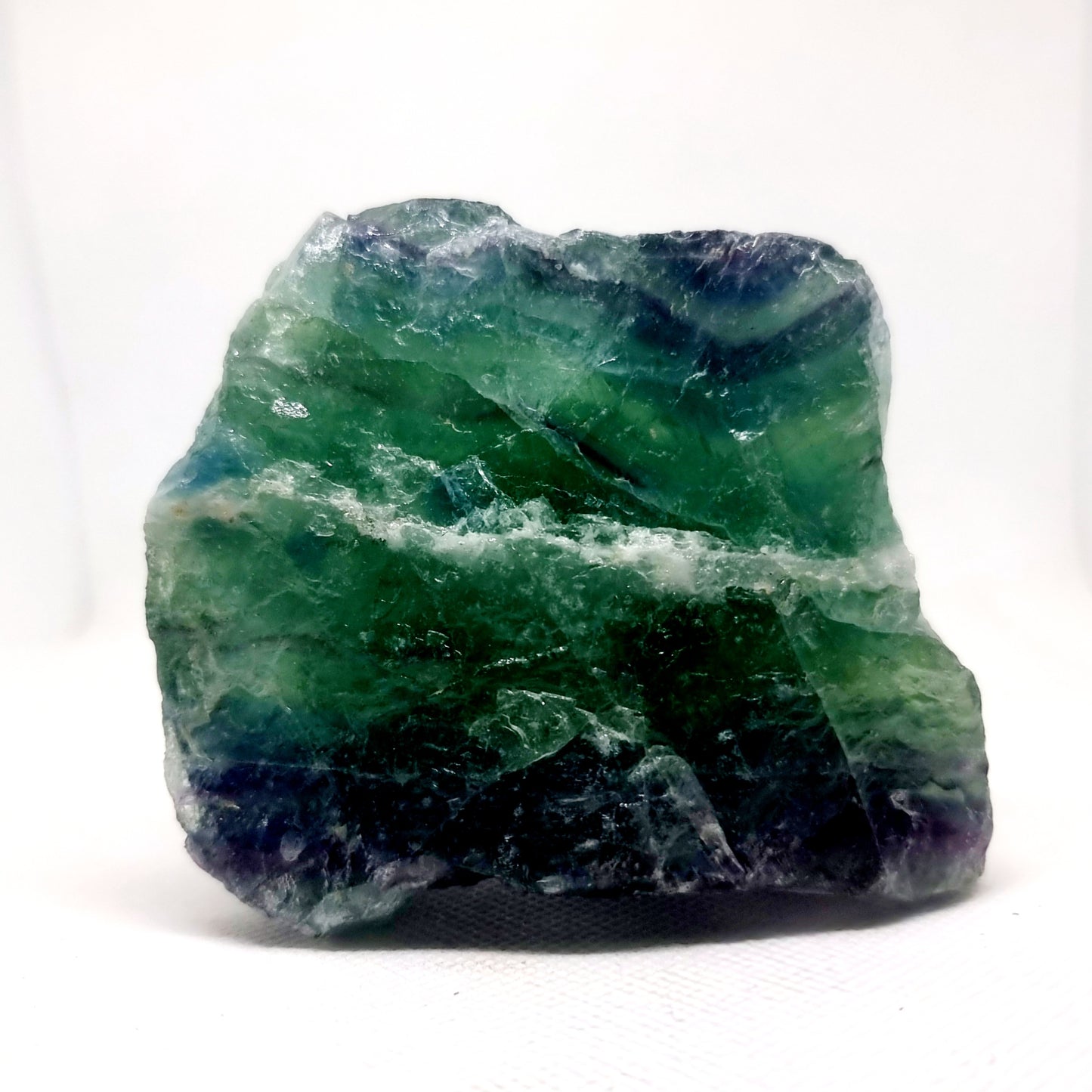 NATURAL ROUGH RAINBOW FLUORITE COBBED PIECES - CLARITY