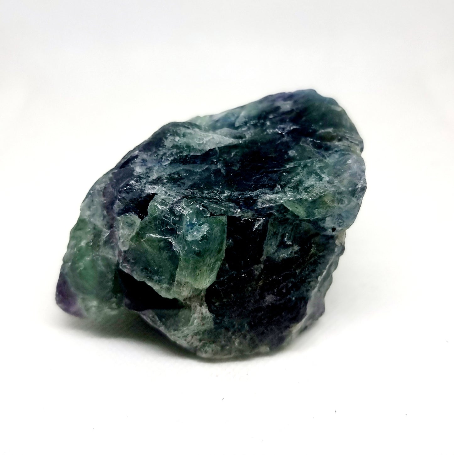 NATURAL ROUGH RAINBOW FLUORITE COBBED PIECES - CLARITY