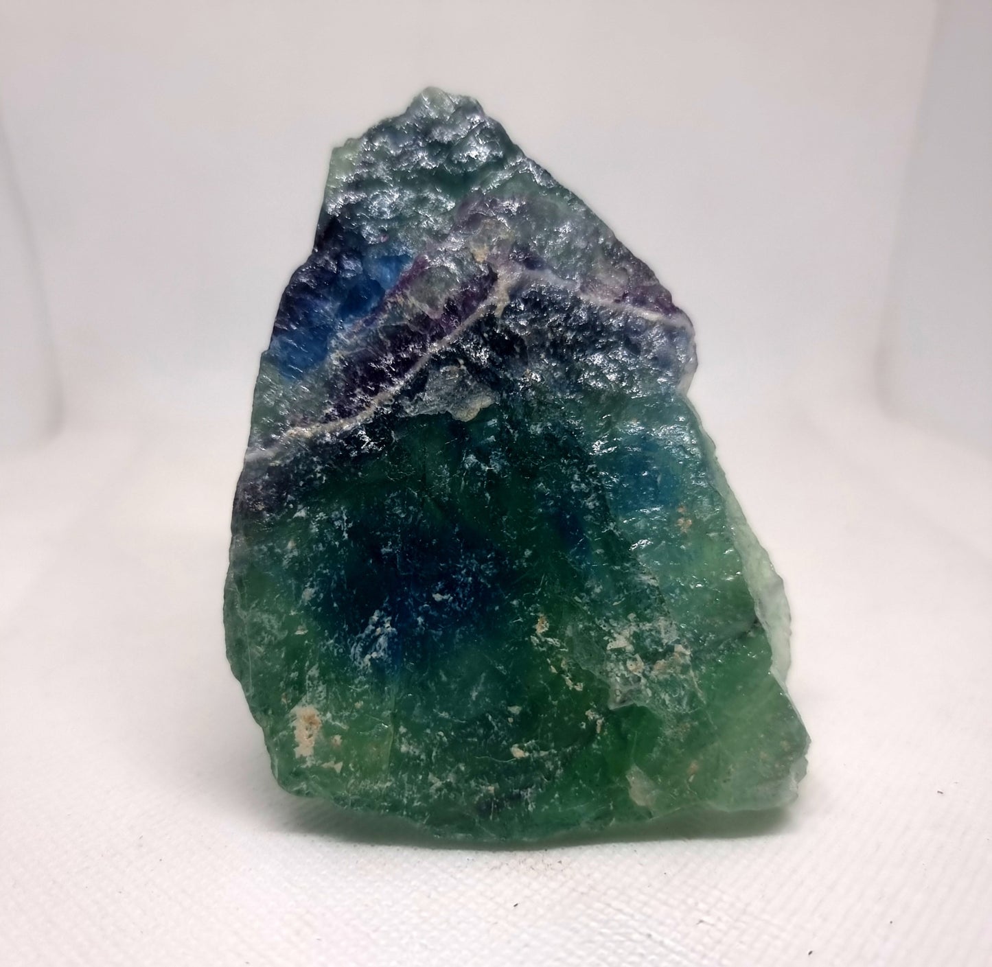 NATURAL ROUGH RAINBOW FLUORITE COBBED PIECES - CLARITY