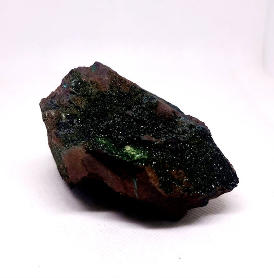 RARE LIBETHENITE ON IRONSTONE MATRIX SPECIMEN 369 g