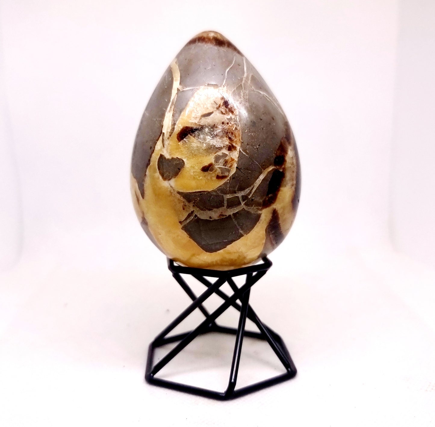 SEPTARIAN POLISHED DRAGON EGG 408 g - SHAMANIC HEALING