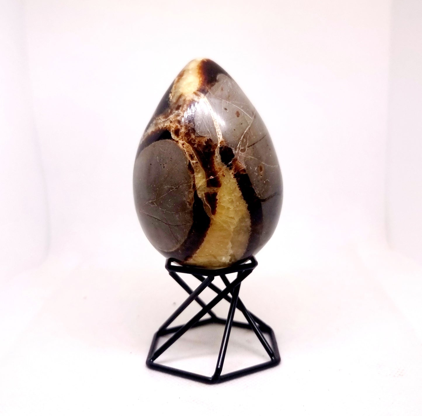 SEPTARIAN POLISHED DRAGON EGG 408 g - SHAMANIC HEALING