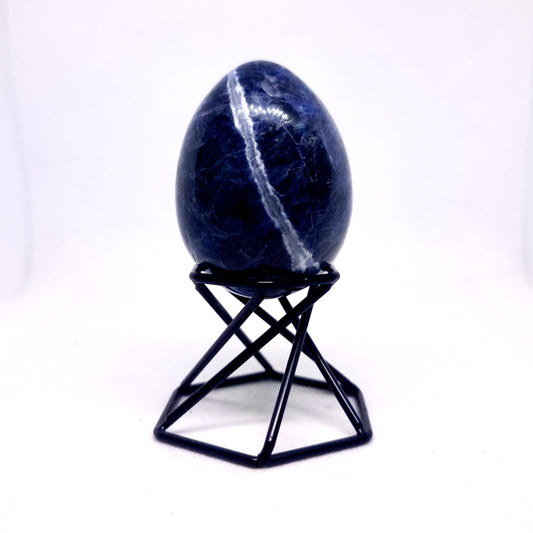 SODALITE POLISHED EGG 148 g - EMOTIONAL WELL BEING