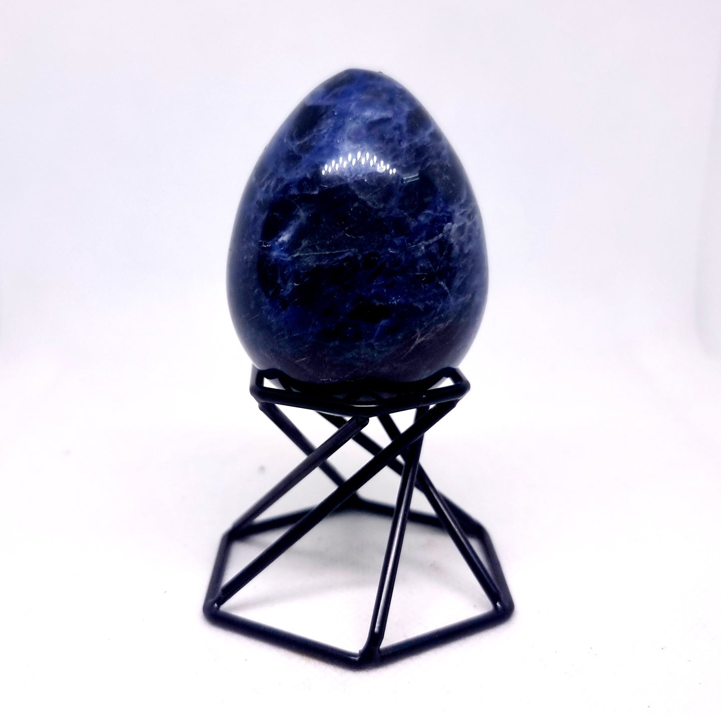 SODALITE POLISHED EGG 138 g - EMOTIONAL WELL BEING