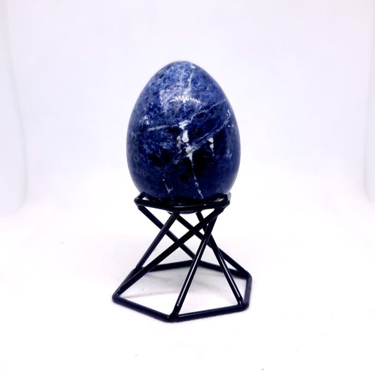 SODALITE POLISHED EGG 147 g - EMOTIONAL WELL BEING