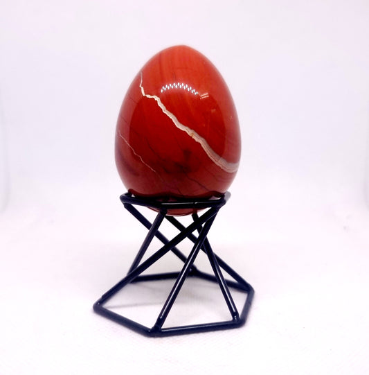 RED JASPER POLISHED EGG 181 g - GROUNDING & COMFORT