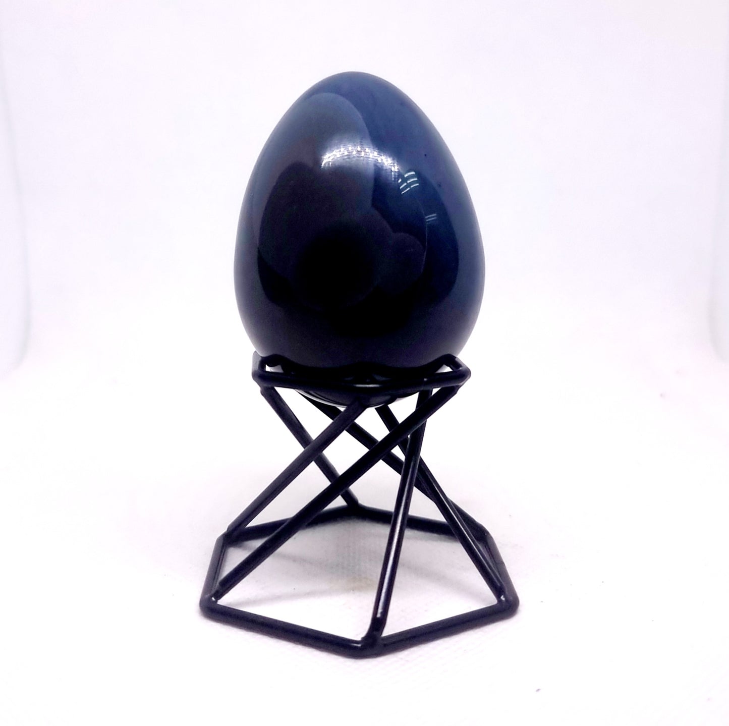 TRANSLUCENT BANDED AGATE POLISHED EGG 153 g - AURA PROTECTION