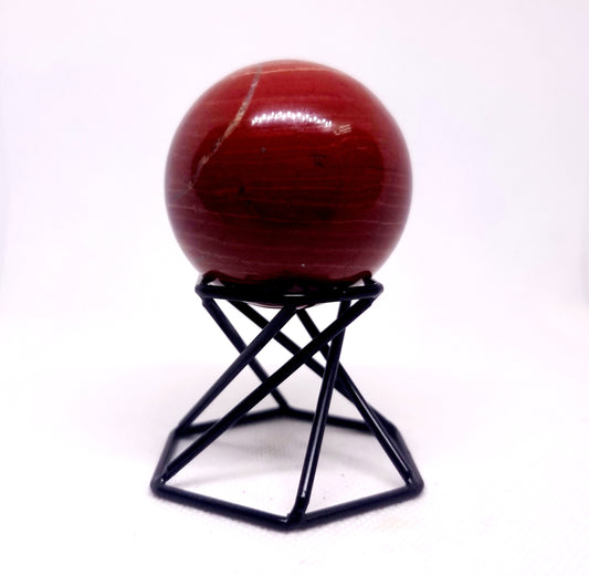 RED JASPER POLISHED SPHERE (A) 6 cm - GROUNDING & COMFORT