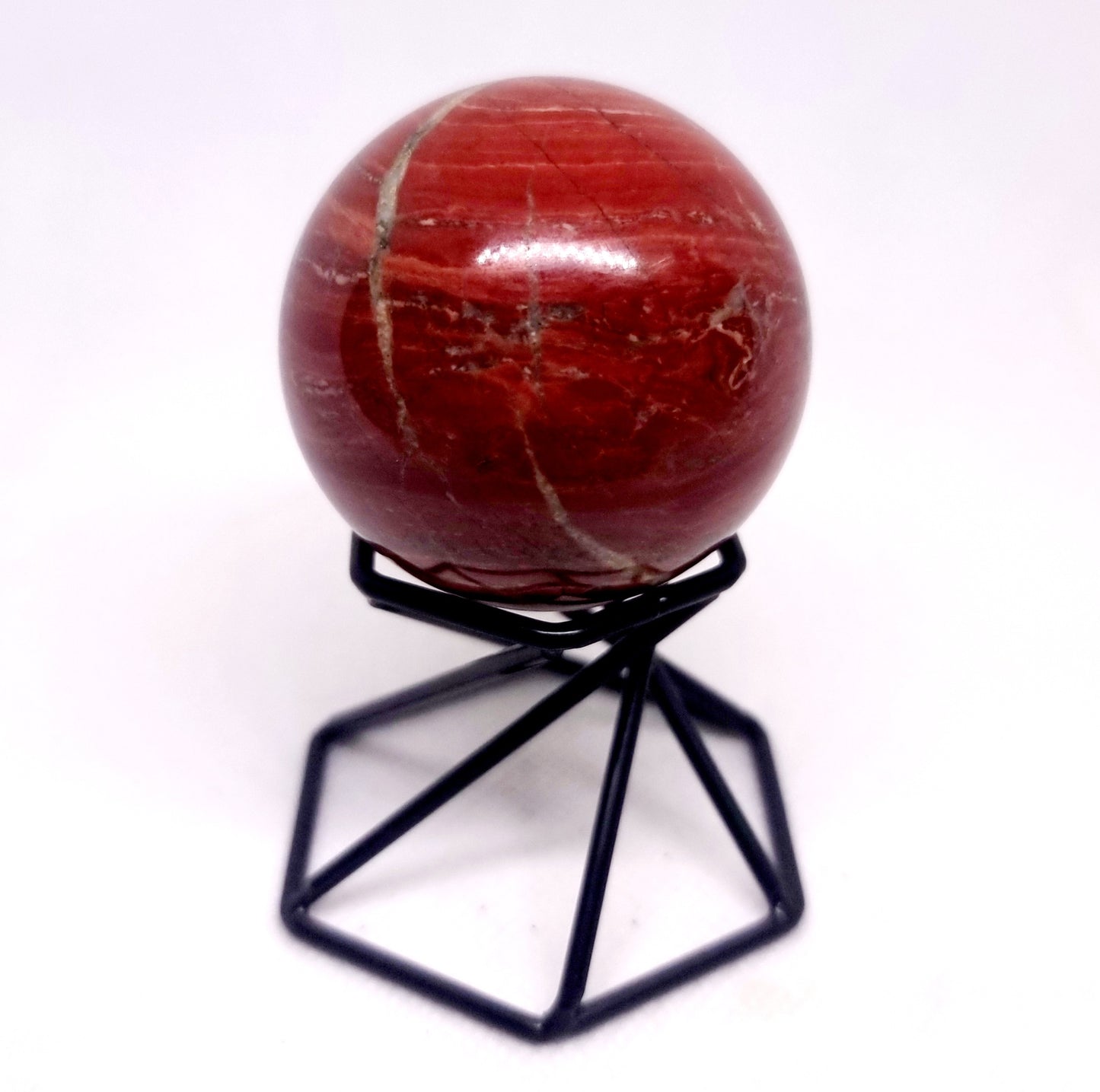 RED JASPER POLISHED SPHERE 6 cm - GROUNDING & COMFORT