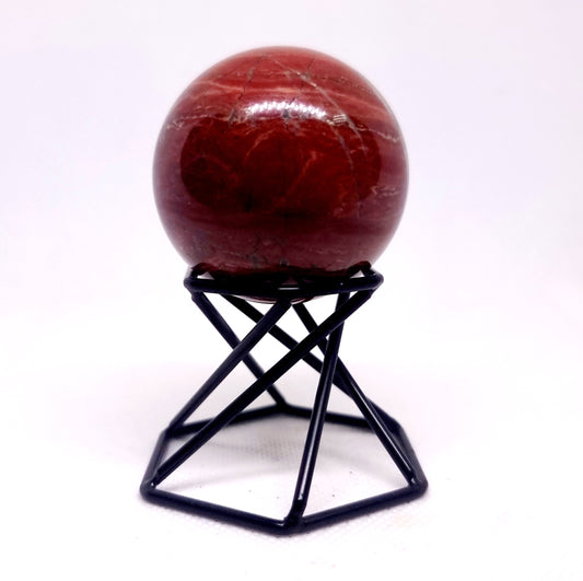 RED JASPER POLISHED SPHERE 6 cm - GROUNDING & COMFORT