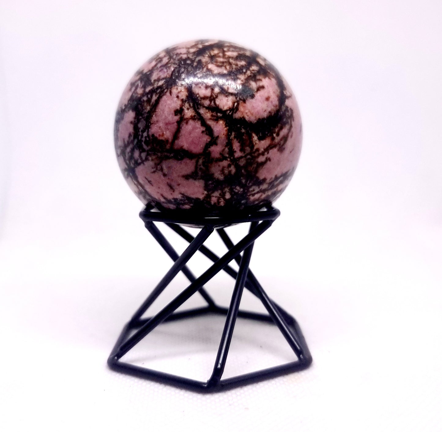 RHODONITE POLISHED SPHERE (A) 6 cm - LOVE