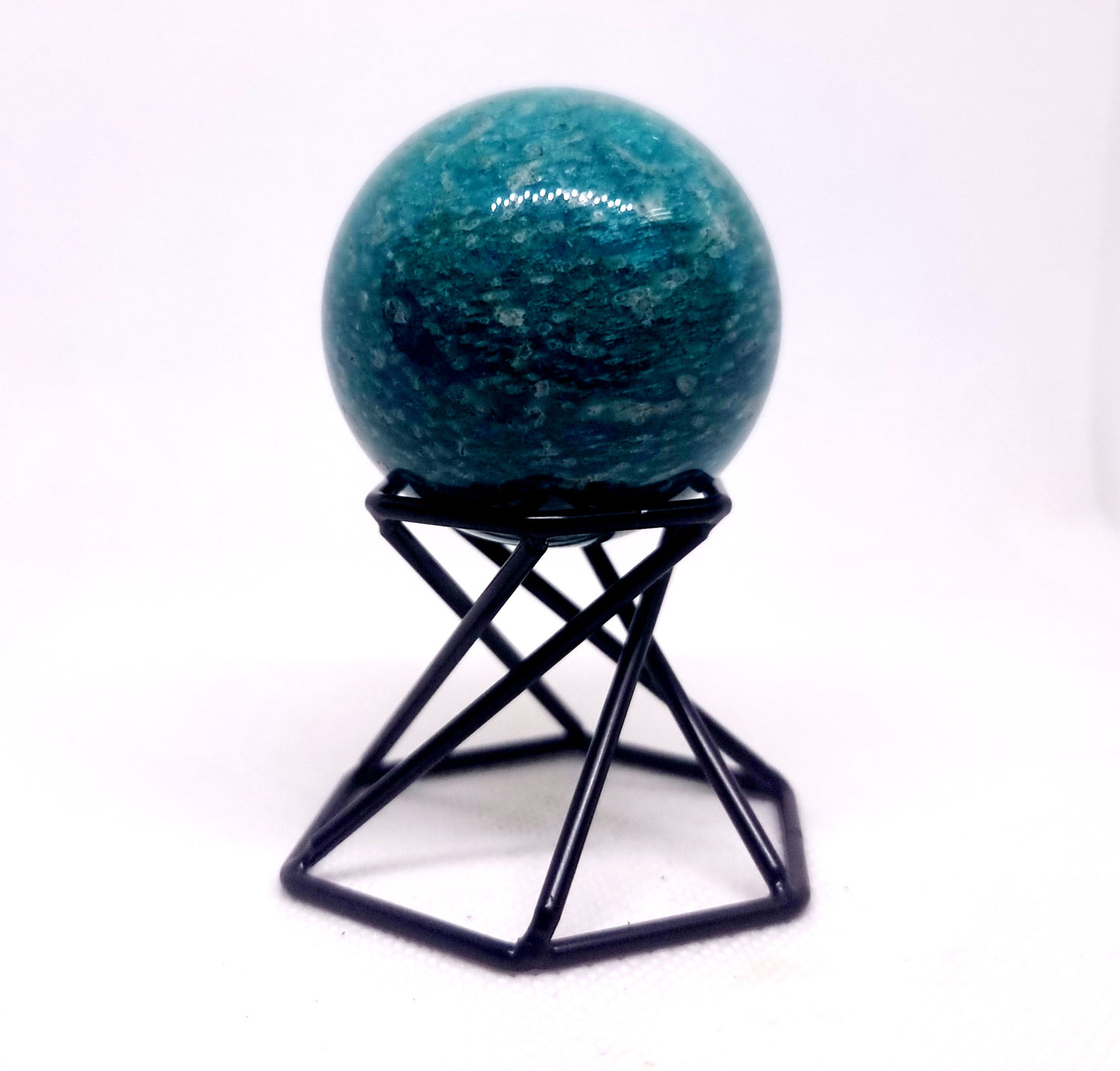 AMAZONITE POLISHED SPHERE (B) 5 cm - COMMUNICATION