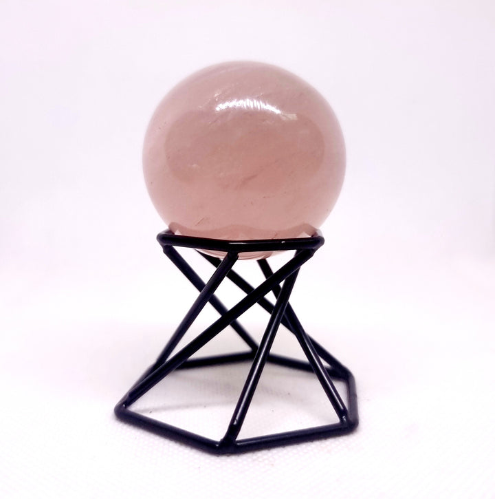 Rose Quartz With Star Asterism Polished Sphere 4 cm - Wildlings Crystals South Africa
