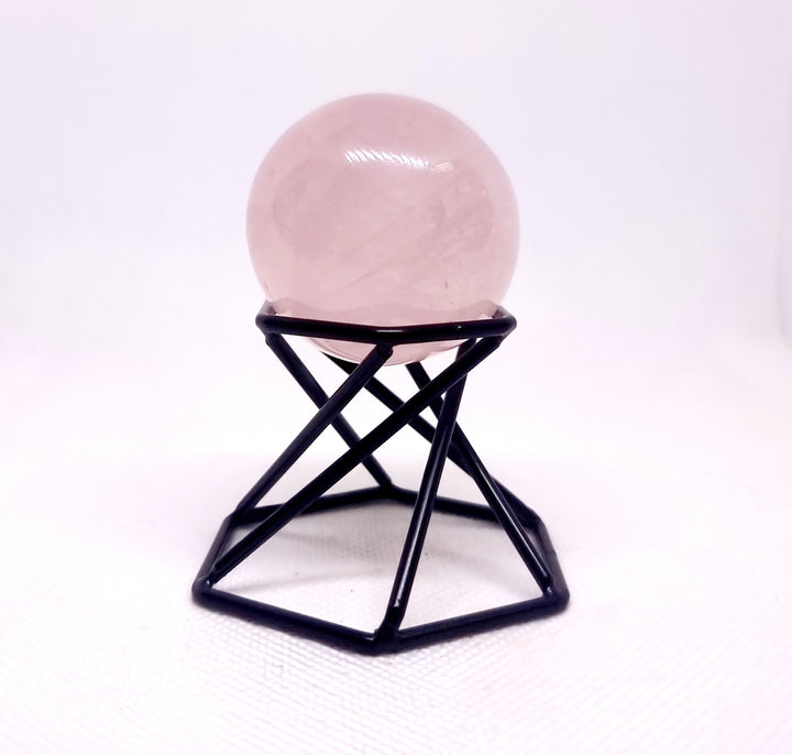 Rose Quartz Star Polished Sphere 3 cm - Wildlings Crystals South Africa