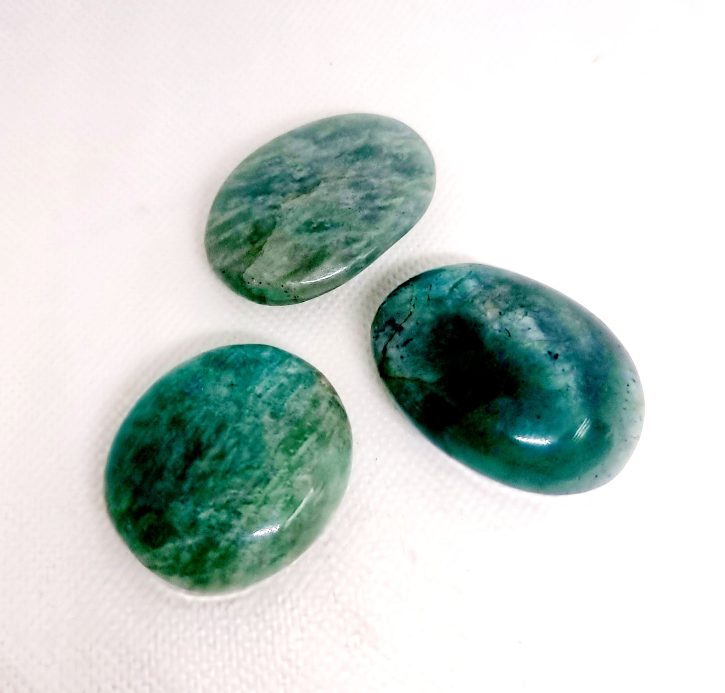 AMAZONITE POLISHED POCKET STONES 3 - 4 cm - COMMUNICATION