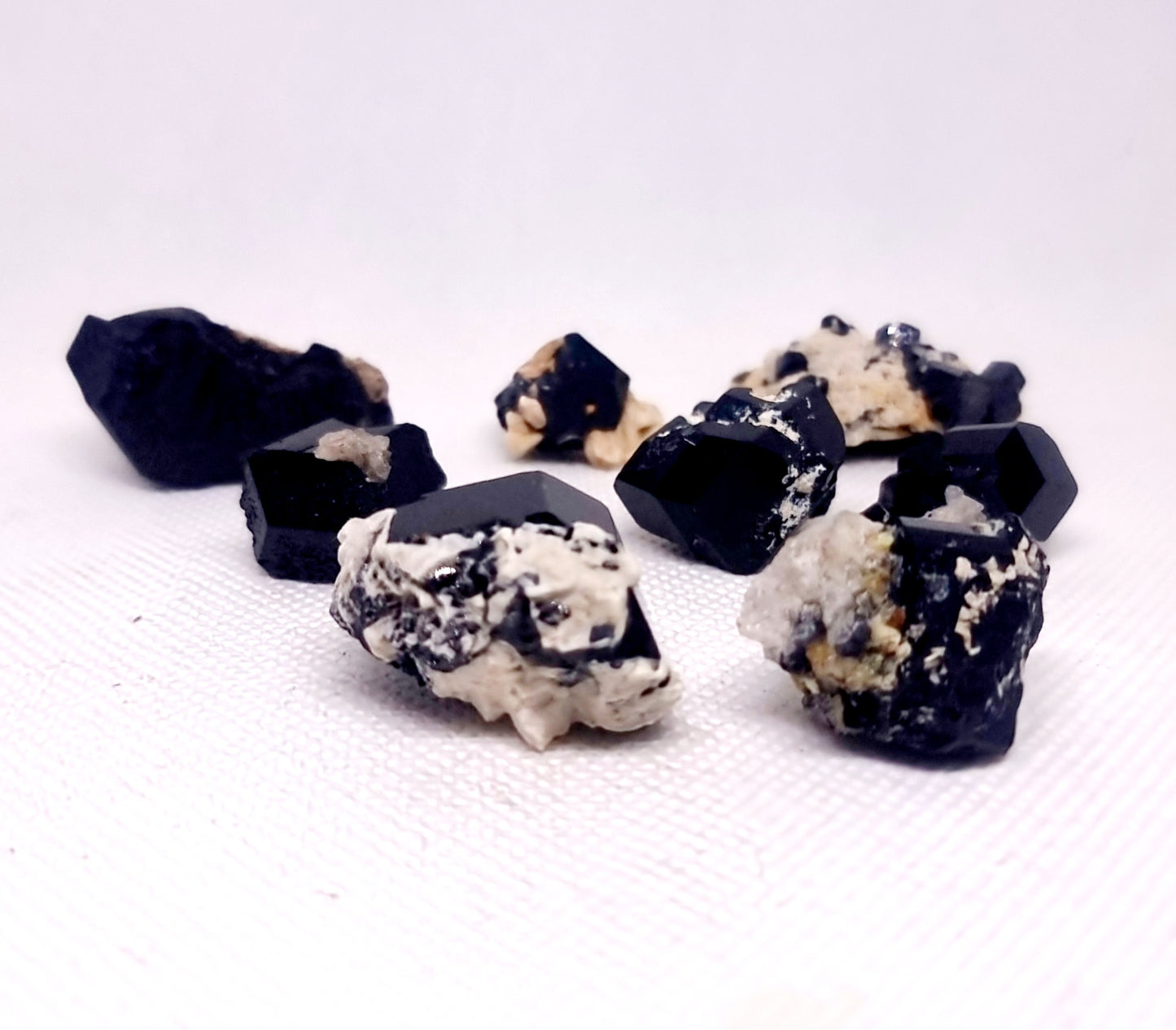 BLACK SCHORL TOURMALINE SMALL SPECIMENS