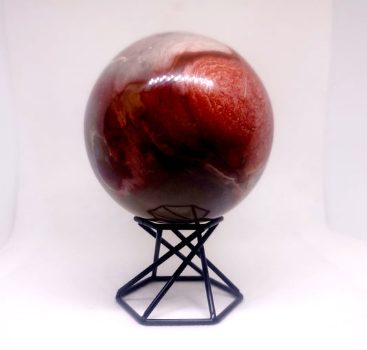 POLYCHROME JASPER POLISHED SPHERE 8 cm - GROUNDING