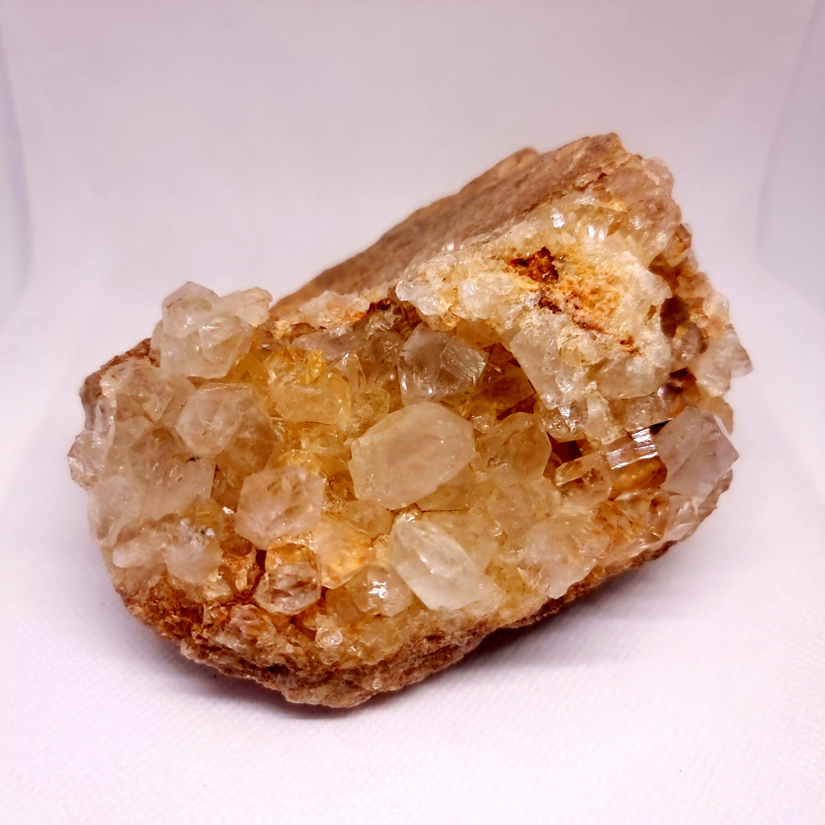 Natural Golden Limonite Quartz Cluster 759 G - Wildlings Crystals South Africa