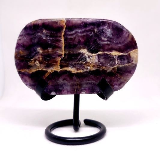 POLISHED RAINBOW FLUORITE FREE FORM 145 g - MENTAL CLARITY