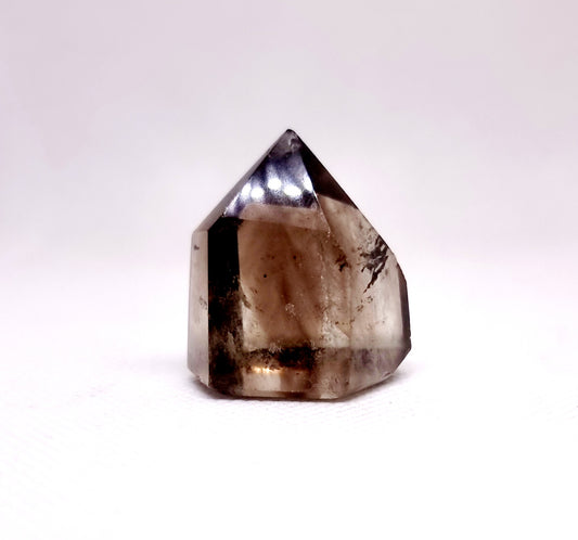 SMOKY PHANTOM QUARTZ POINT 35 g - GROUNDING & PROTECTION