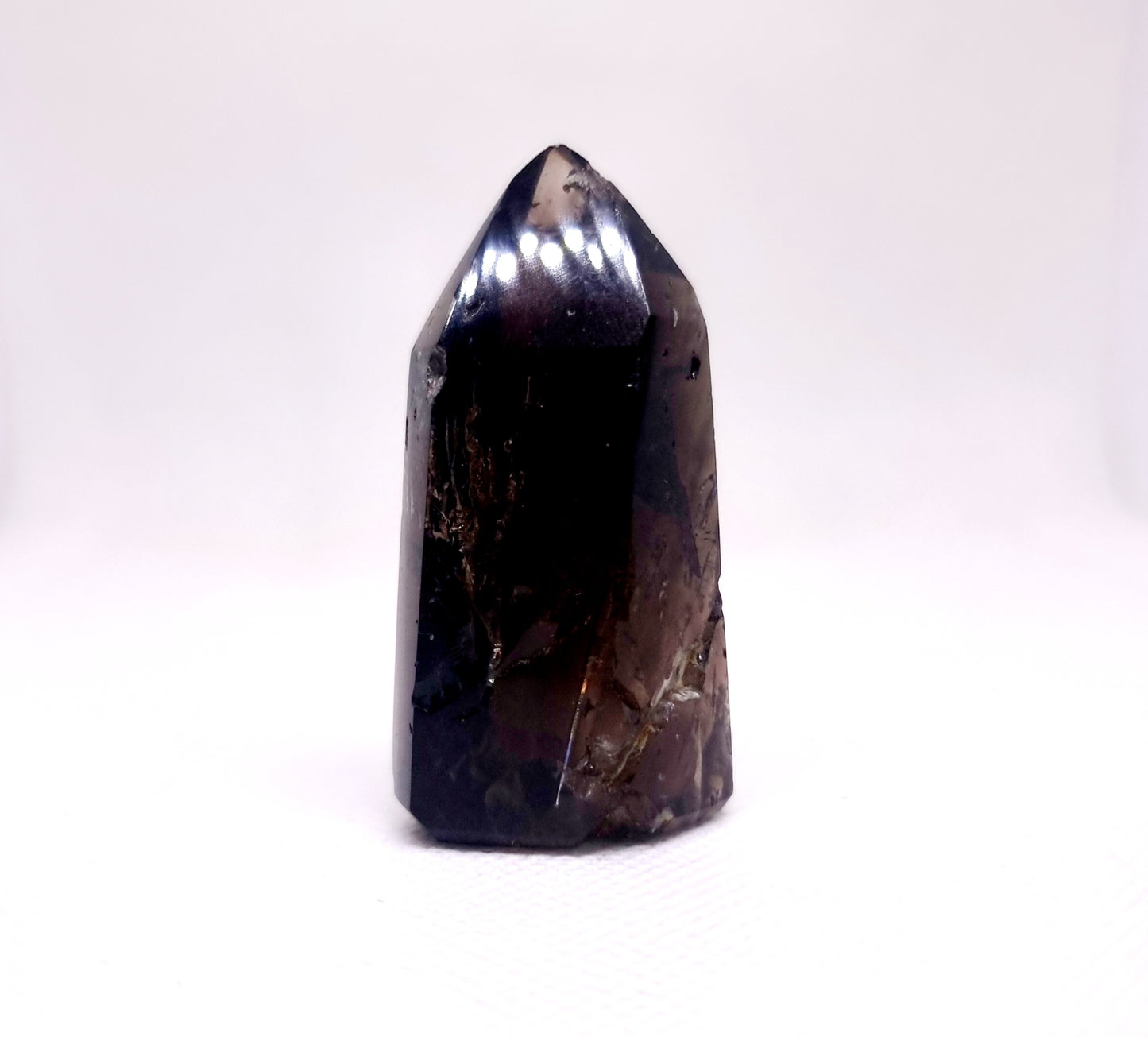 SMOKY PHANTOM QUARTZ POINT 50 g - GROUNDING & PROTECTION