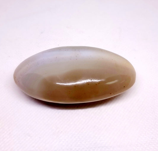 BANDED AGATE POLISHED PALM STONE 97 g - AURA PROTECTION