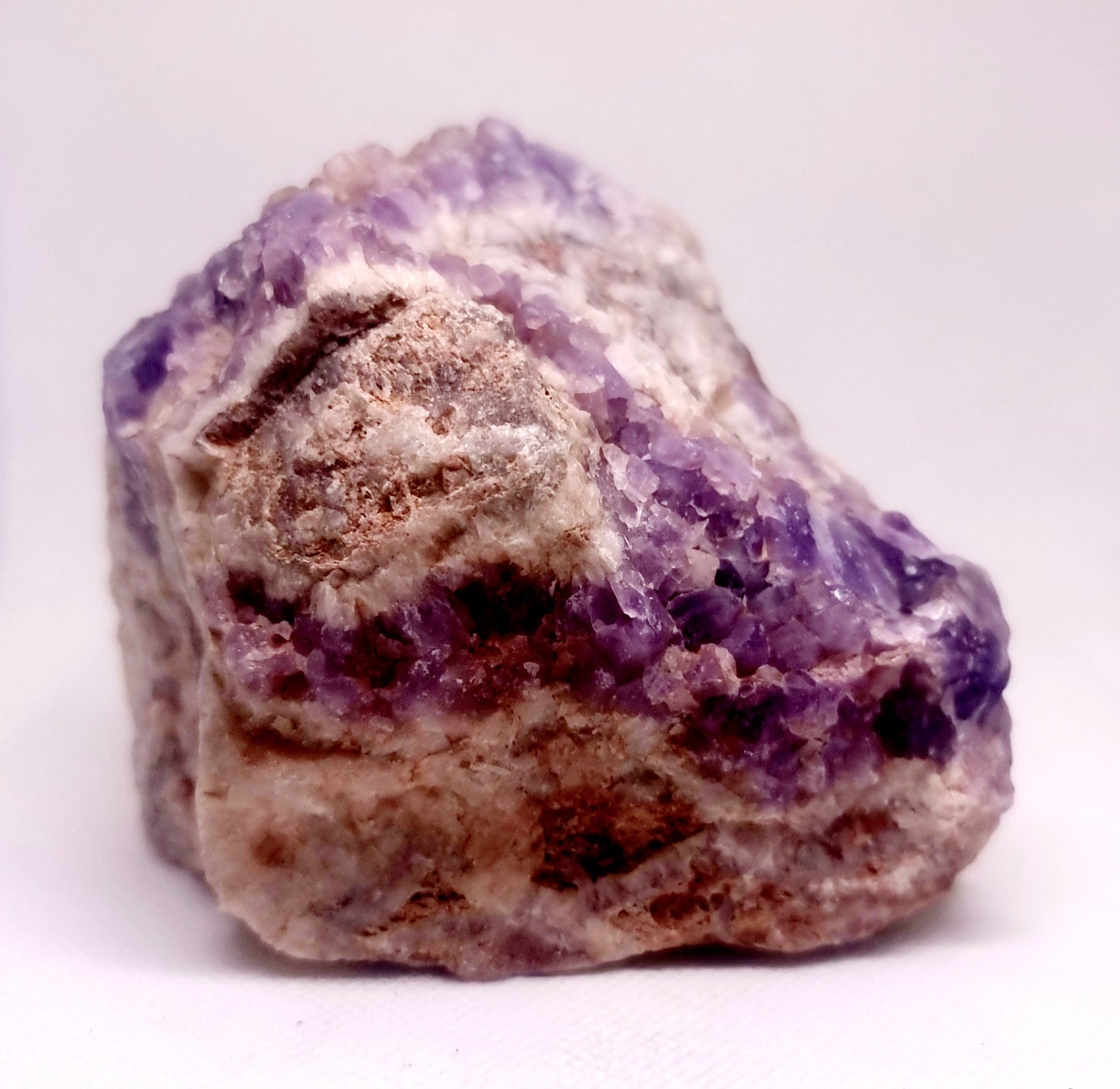 NATURAL AMETHYST ROUGH WITH CLUSTERS 992 g - INTUITION