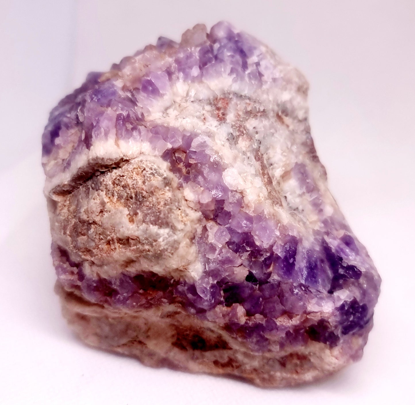 NATURAL AMETHYST ROUGH WITH CLUSTERS 992 g - INTUITION