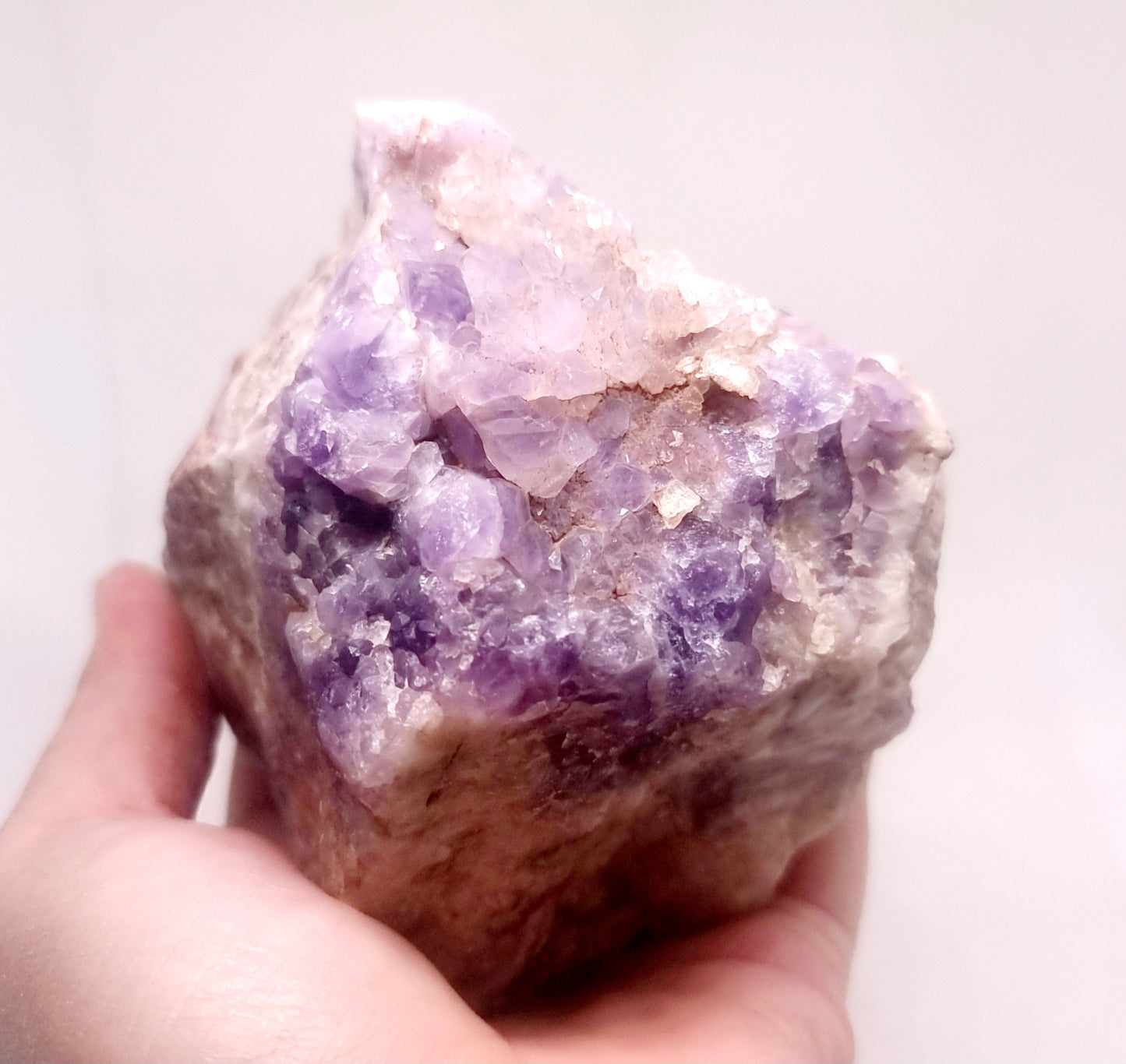 NATURAL AMETHYST ROUGH WITH CLUSTERS 992 g - INTUITION