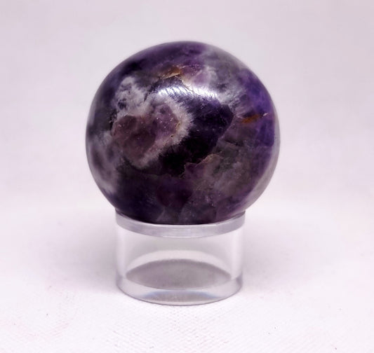 CHEVRON AMETHYST POLISHED SPHERE 5 cm - INTUITION