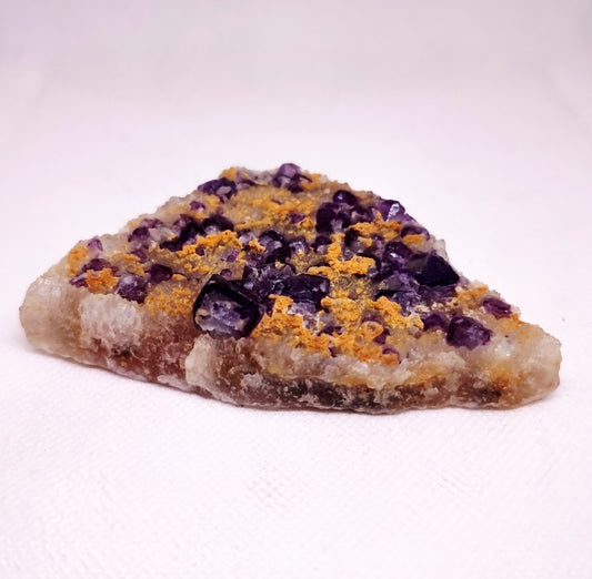PURPLE CUBIC FLUORITE SPECIMEN 172 g - CLARITY & ENERGY