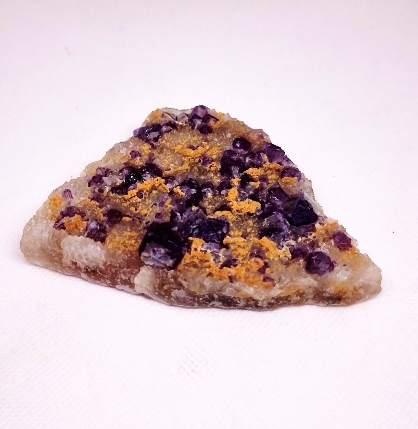 PURPLE CUBIC FLUORITE SPECIMEN 172 g - CLARITY & ENERGY