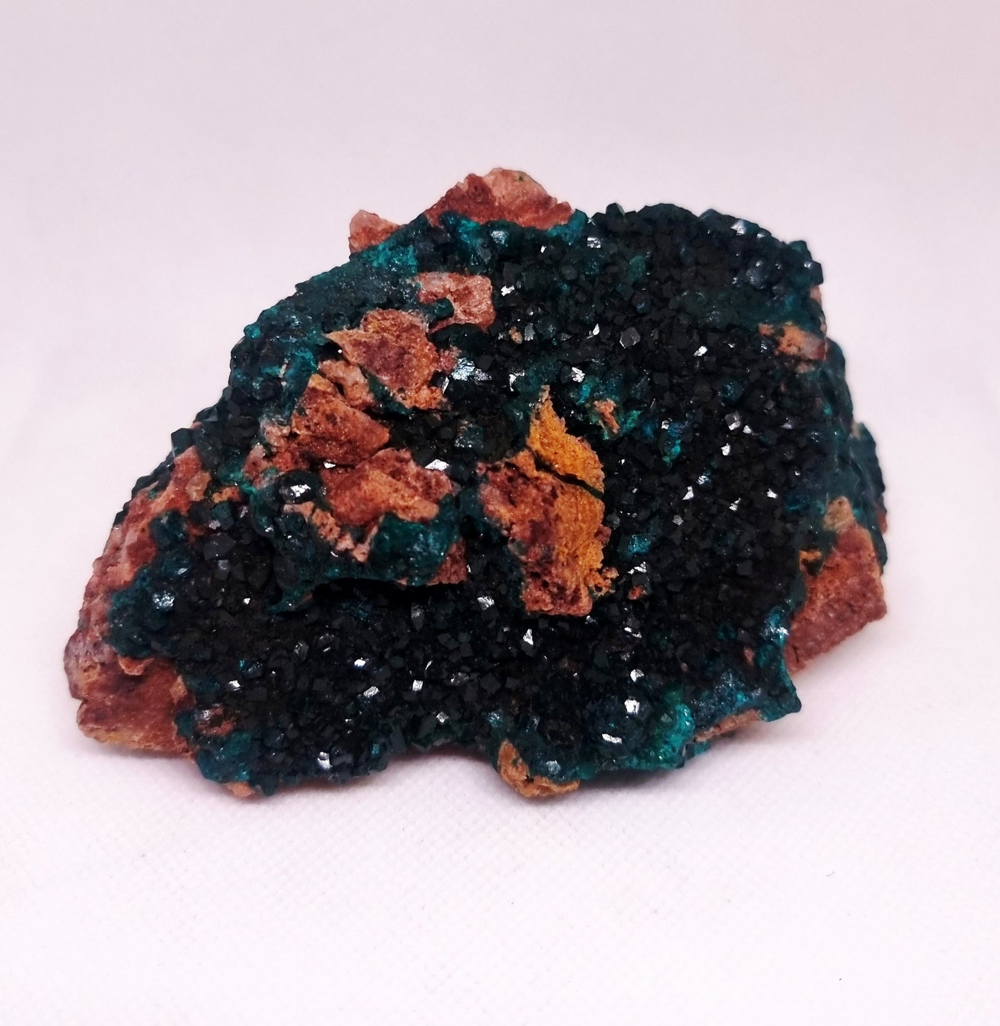 DIOPTASE ON MATRIX SPECIMEN (451 g) - EMOTIONAL HEALING
