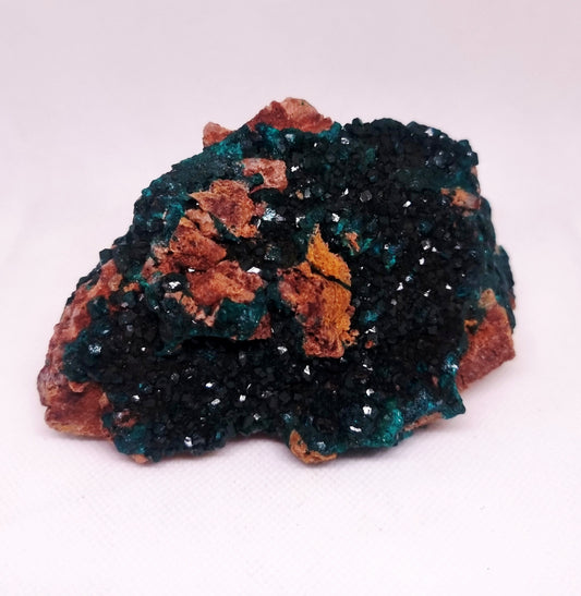 DIOPTASE ON MATRIX SPECIMEN (451 g) - EMOTIONAL HEALING