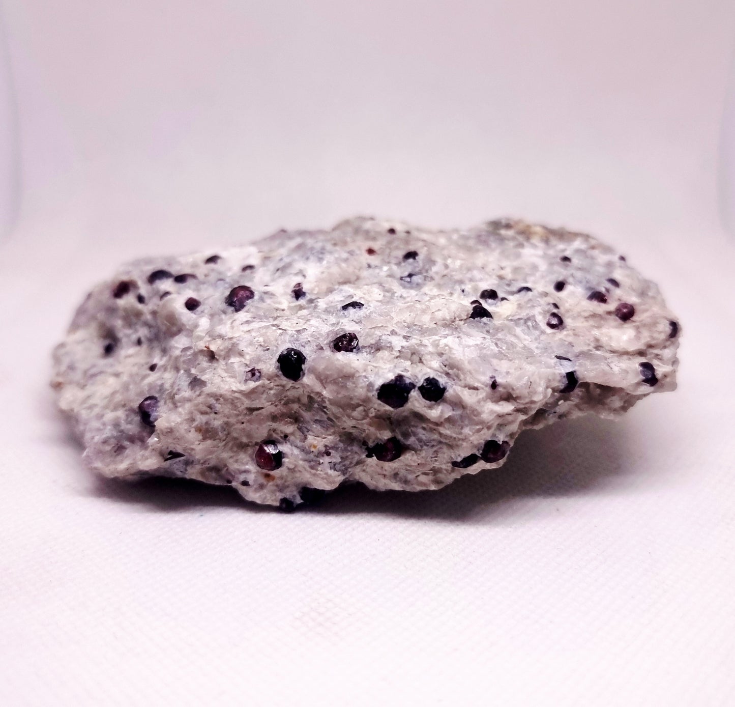 RED PYROPE GARNET ON FELDSPAR SPECIMEN 474 g - LOVE & CREATIVITY